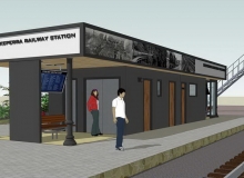 Kepperra railway station - Queensland, AUSTRALIA